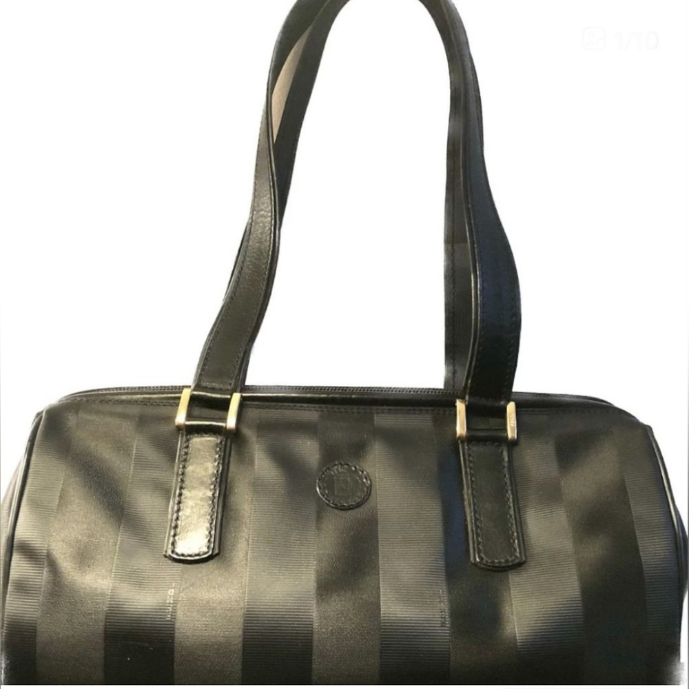 FENDI Vintage Pequin Bowler/Boston